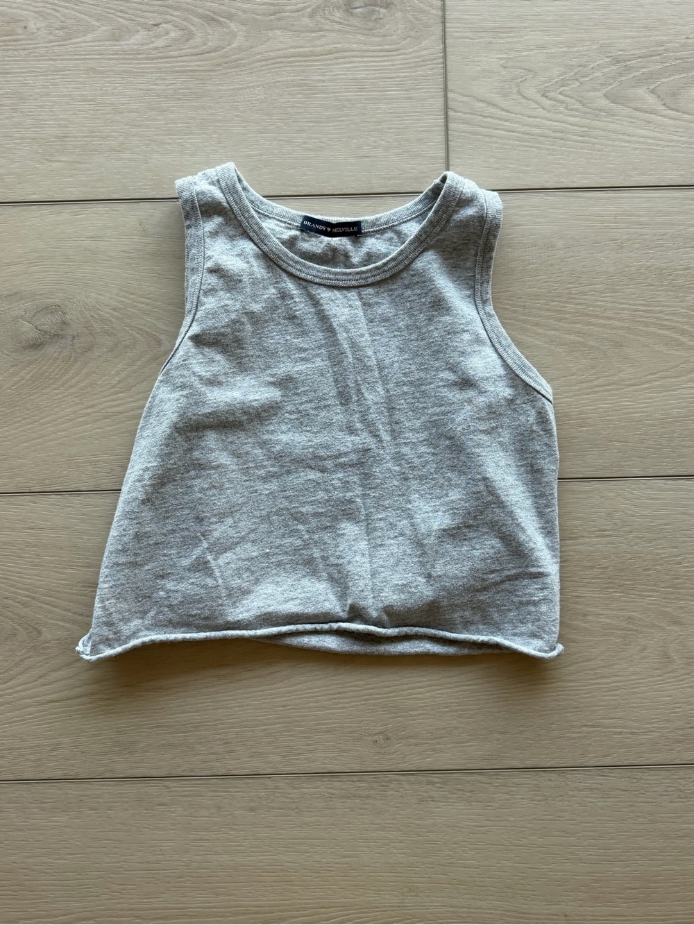 Brandy Melville Kids' Grey Sleeveless Tank Top